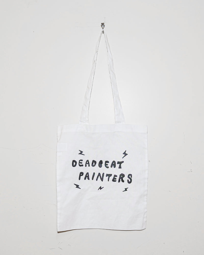 Deadbeat Painters Logo Totebag / White